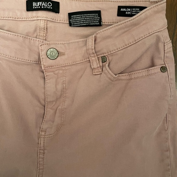 Buffalo WOMEN'S AVALON SOFT STRETCH SKINNY ANKLE GRAZER JEANS size 8 - Picture 6 of 9